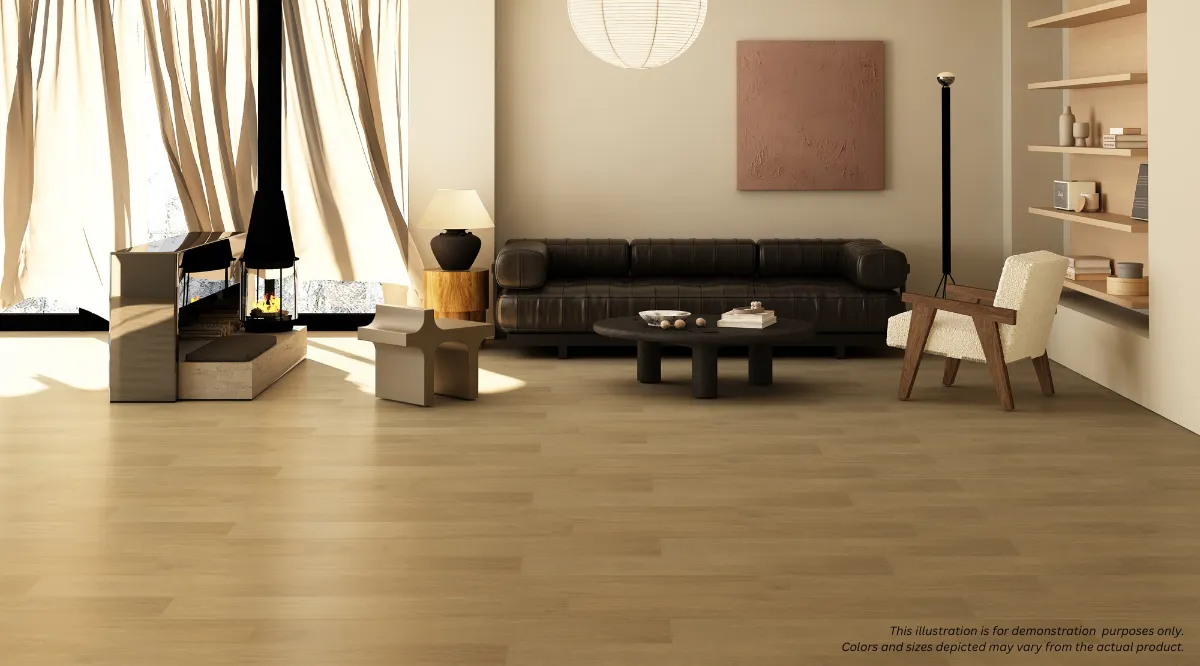 Grandeur Exotic Walnut DW3240 5.0mm Glue Down Vinyl Flooring
