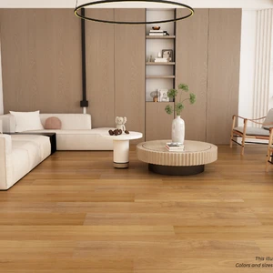 Image 3 of Grandeur Timeless Smoked Oak DW1909 5.0mm Glue Down Vinyl Flooring sold at Floors & Baths Pro's