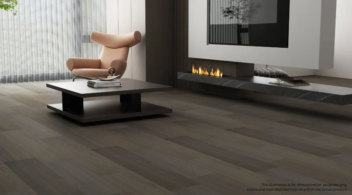 Grandeur Ultimate Lakeshore Blvd 5.0mm Glue Down Vinyl Flooring