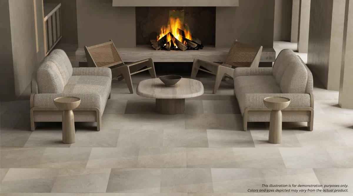 Grandeur Ultimate Arch Bridge 12"x24"x5.0mm Glue Down Vinyl Flooring