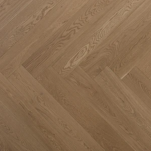 Image 2 of American Oak Herringbone Collection - Toffee Crunch Hardwood | Vidar sold at Floors & Baths Pro's
