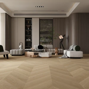 American Oak Chevron Collection - Moonlight Hardwood | Vidar | Floors & Baths Pro's