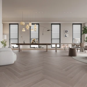  American Oak Herringbone Collection - Silver Stone Hardwood | Vidar 