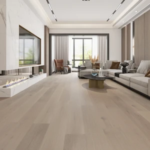 Image 2 of American White Oak 7 Collection - Snow White Hardwood | Vidar sold at Floors & Baths Pro's