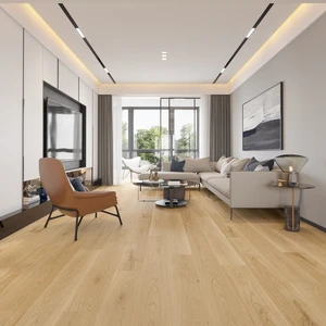 Image 3 of American White Oak 6 Collection - Macoroon Hardwood | Vidar sold at Floors & Baths Pro's