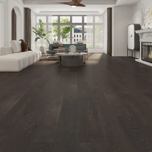  Wire Brushed 7-1/2'' Collection American White Oak - Mist Hardwood | Vidar 