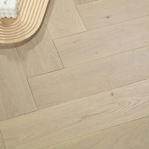 Image 3 of American Oak Herringbone Collection - Naked Oak Hardwood | Vidar sold at Floors & Baths Pro's