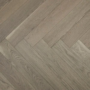 Image 4 of American Oak Herringbone Collection - Toffee Crunch Hardwood | Vidar sold at Floors & Baths Pro's