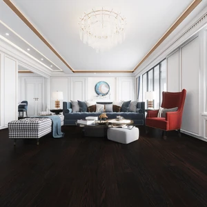 Image 2 of American Oak 6 Collection - Black Brown Hardwood | Vidar sold at Floors & Baths Pro's