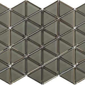 backsplash mosaic tiles Diamante Smoke Glass Glass Random Tile | Neshada | Floors & Baths Pro's