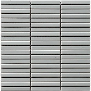  Matchstick White Matchstick Porcelain Matte, Polished 3/8" x 3-5/8" Tile | Neshada 