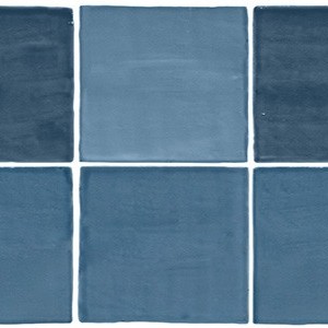 backsplash mosaic tiles Sense Jeans Ceramic Satin Matte 5.1" X 5.1" Tile | Neshada | Floors & Baths Pro's