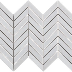 backsplash mosaic tiles Thassos Chevron Marble Marble Finish 1" X 4", 2" X 8" Tile | Neshada | Floors & Baths Pro's