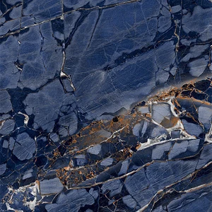  25" Marmol Azul 48x72 Polished Porcelain Tile | Global Surfaces 