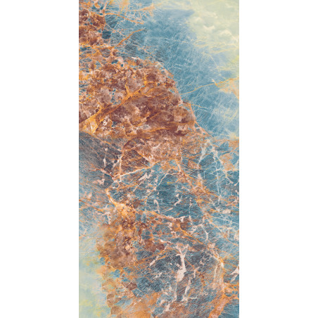  Residential , 19" Nebula Sapphire 32x64 Polished Porcelain Tile | Global Surfaces 