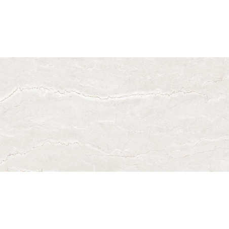  24" X 48" Aemeda White Polished 12x24 Polished Porcelain Tile | Global Surfaces 