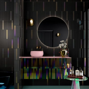 Image 7 of Black 04 Floor & Wall Tile: Colors Collection sold at Floors & Baths Pro's