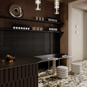 Image 9 of Black 04 Floor & Wall Tile: Colors Collection sold at Floors & Baths Pro's
