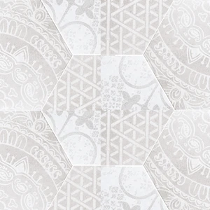  89", AfmBOoq7J07_ZVP8LZq2_9VDFwXyvLqhQ6HHKVniL7V6V2Co5C3POzak Bianco /Grigio Mix 1 Floor & Wall Tile: Alchimia Collection 