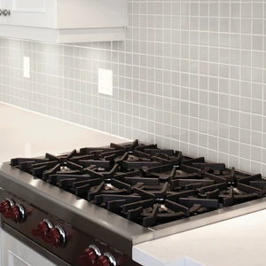 Image 3 of Canvas White Mosaic Tile: Soho Collection sold at Floors & Baths Pro's