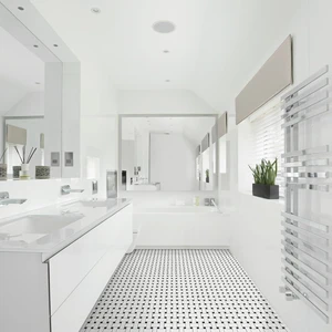 Image 6 of Canvas White Mosaic Tile: Soho Collection sold at Floors & Baths Pro's