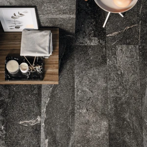 Image 3 of Ragusa Nera Mosaic Tile: Ibla Collection sold at Floors & Baths Pro's