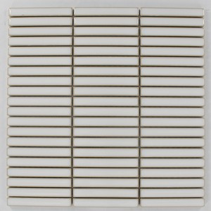 backsplash mosaic tiles Crystal White Glossy Mosaic Tile: Kit Kat Collection | Floors & Baths Pro's