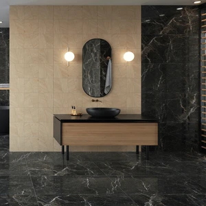 Image 4 of Black Mosaic Tile: Cervino Collection sold at Floors & Baths Pro's