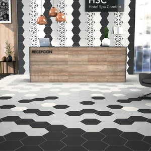 Image 4 of Blanco-Opal Mosaic Tile: Opal Collection sold at Floors & Baths Pro's