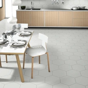 Image 5 of Blanco-Opal Mosaic Tile: Opal Collection sold at Floors & Baths Pro's