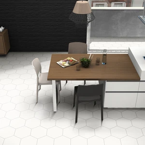 Image 8 of Blanco-Opal Mosaic Tile: Opal Collection sold at Floors & Baths Pro's
