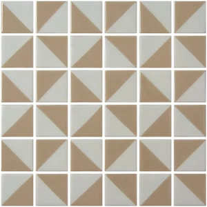  Mosaic Beige Mosaic Tile: Penta Origami Collection 