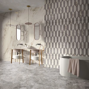 Image 7 of Segesta Ivory Mosaic & Tile: Sunshine Collection sold at Floors & Baths Pro's