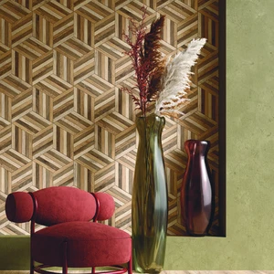 Image 6 of Oak Tapperella Su Rete Mosaic Floor & Wall Tile: Country Collection sold at Floors & Baths Pro's