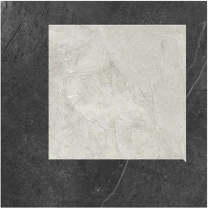  89", AfmBOopcH_Yd2Q9UkLyrMBE8MO9 w2 OjA4Y0Yjk2QBqMwC9G50F6Z0F Black Cassettone With White Mosaic Floor & Wall Tile: Iroc Collection 