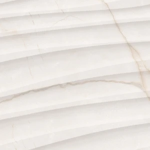  Glossy Beige Curve Floor & Wall Tile: Sublime Collection 
