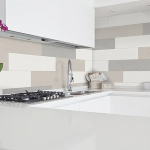 Image 3 of Ivory Floor & Wall Tile: Belgian Linen Collection sold at Floors & Baths Pro's