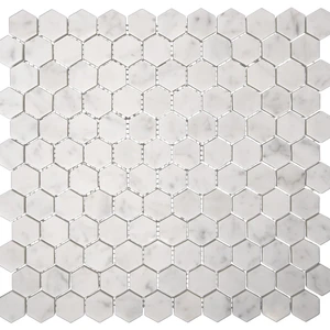 Image 4 of Bianco Carrara Floor & Wall Tile: Bianco Carrara Collection sold at Floors & Baths Pro's