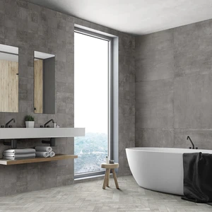 Image 3 of Grey Floor & Wall Tile: Industrial Collection sold at Floors & Baths Pro's
