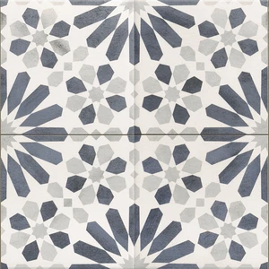  Commercial , 19" Blue Floor & Wall Tile: Marrakech Collection 