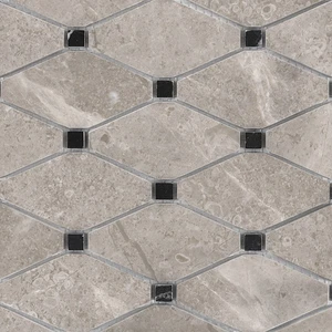 Image 5 of Ritz Gray Mosaic & Tile: Ritz Gray Collection sold at Floors & Baths Pro's