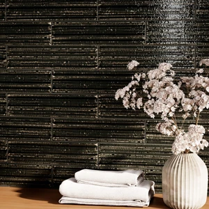 Image 3 of Mahogany Crackled Mosaic & Tile: Nature Collection sold at Floors & Baths Pro's