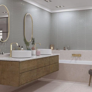 Image 4 of Jade Outside Mosaic & Tile: Dimsey Wall Collection sold at Floors & Baths Pro's