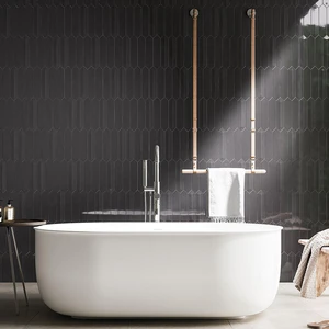 Image 7 of Jade Outside Mosaic & Tile: Dimsey Wall Collection sold at Floors & Baths Pro's