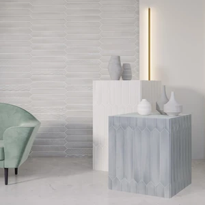 Image 2 of Bianco Mosaic & Tile: Sfumature Wall | Effetti Wall Collection sold at Floors & Baths Pro's