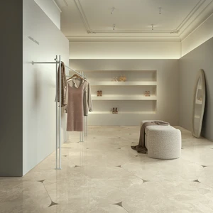 Image 3 of Crema Floor & Wall Tile: Cosmopolitan Collection sold at Floors & Baths Pro's