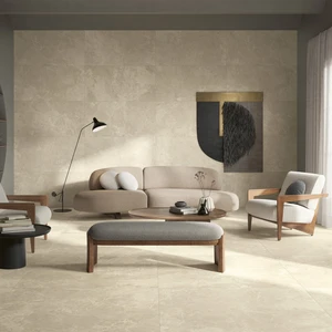 Image 4 of Crema Floor & Wall Tile: Cosmopolitan Collection sold at Floors & Baths Pro's