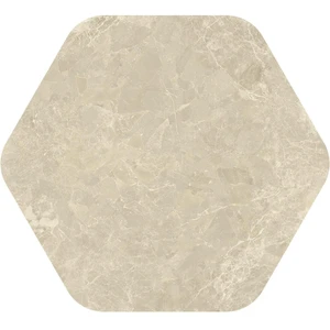  Commercial And Residential, 31" Crema Grand Hex Floor & Wall Tile: Cosmopolitan Collection 