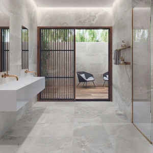Image 6 of Cross - White Floor & Wall Tile: Cross Collection sold at Floors & Baths Pro's