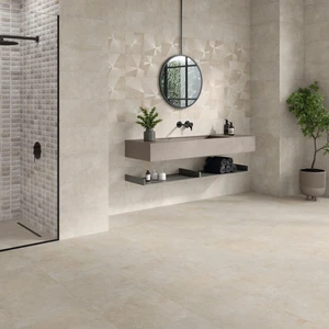 Image 8 of Greige-Feroe Floor & Wall Tile: Feroe Collection sold at Floors & Baths Pro's